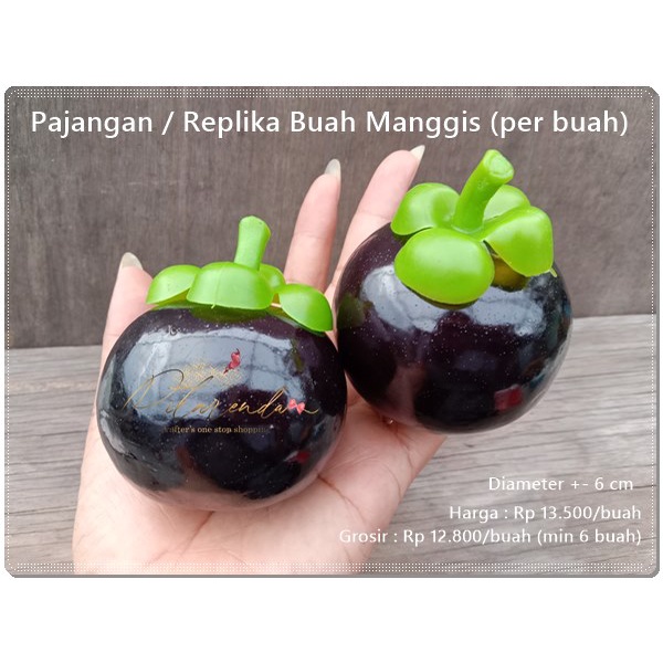 Jual Afbh 47 Pajangan Replika Buah Manggis Per Buah Shopee