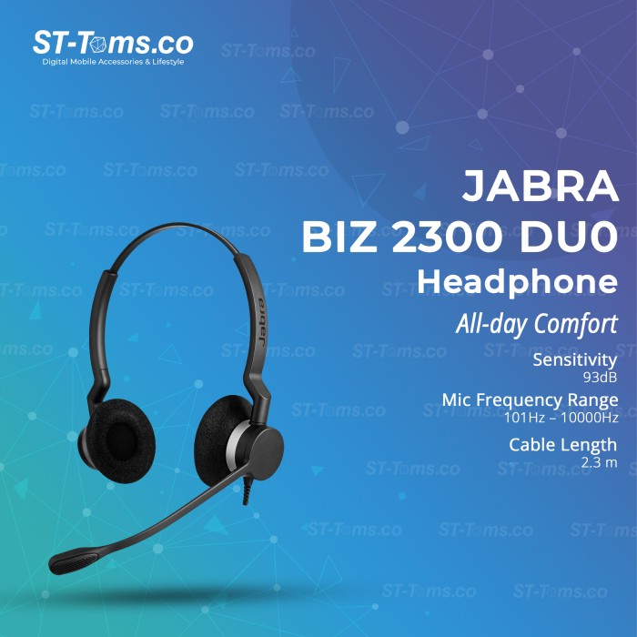 Jabra Biz 1500 Duo USB Wired Headset 1559-0159 - View #2