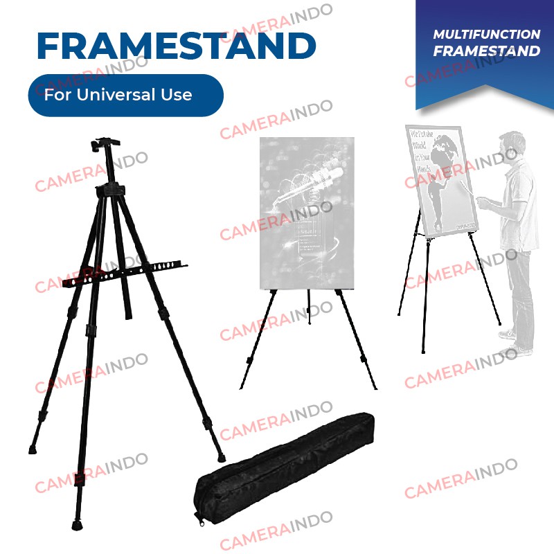 Jual FRAME STAND AE Universal Display tripod Photo standing frame ...