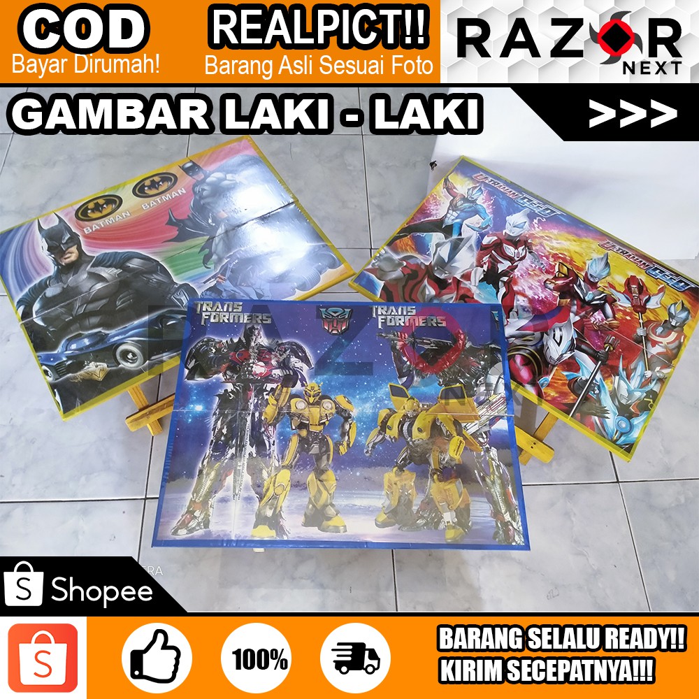 Jual Meja Lipat Kayu Portable | Meja Belajar Anak Bergambar | Meja