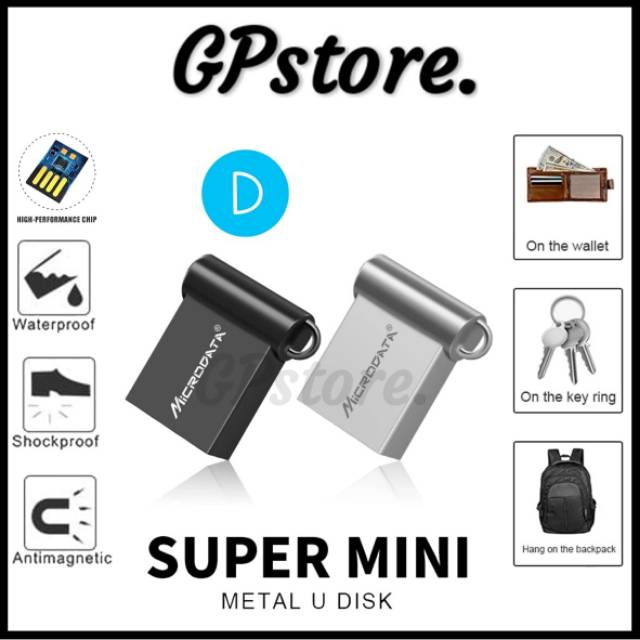 Jual Flashdisk Super Mini D 32 GB Metal USB Flashdrive | Shopee Indonesia