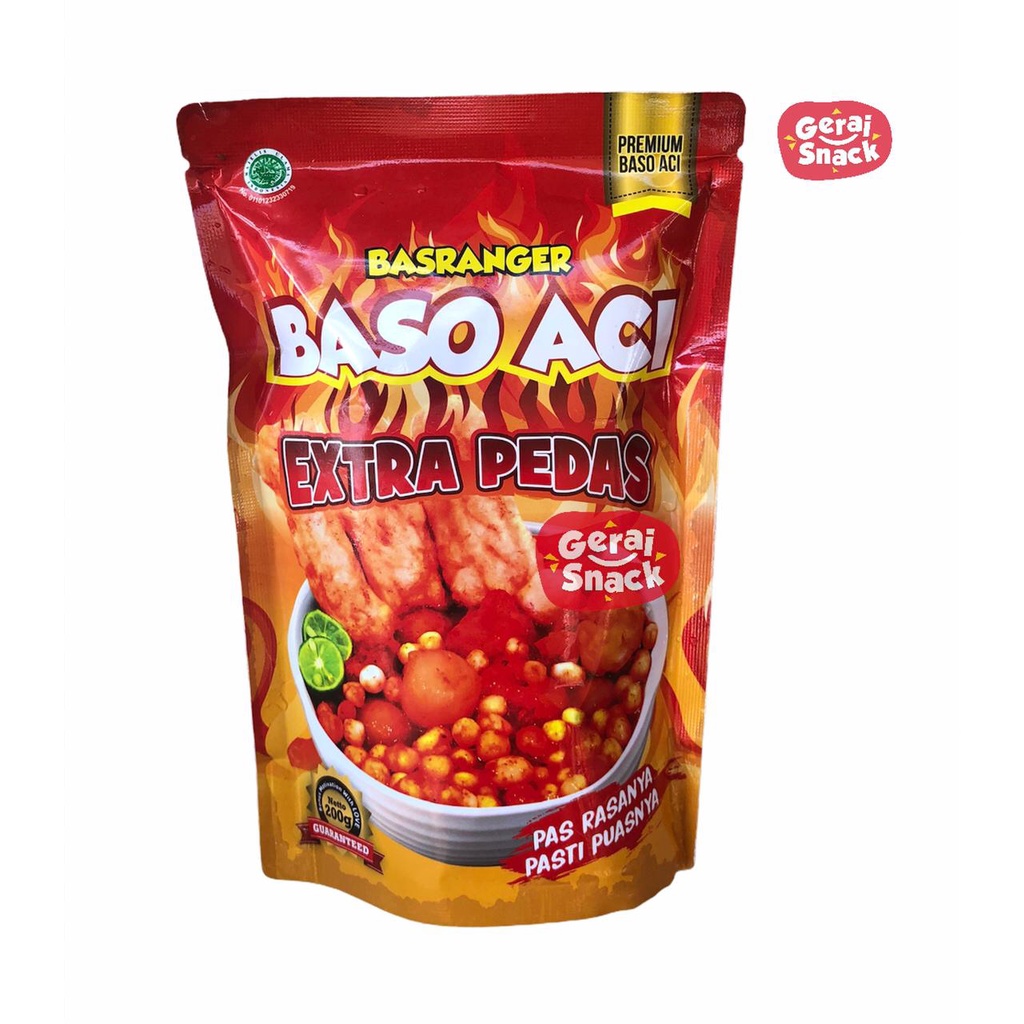 Jual Baso Aci Basranger Extra Pedas Jeruk Limau Best Seller 200 G