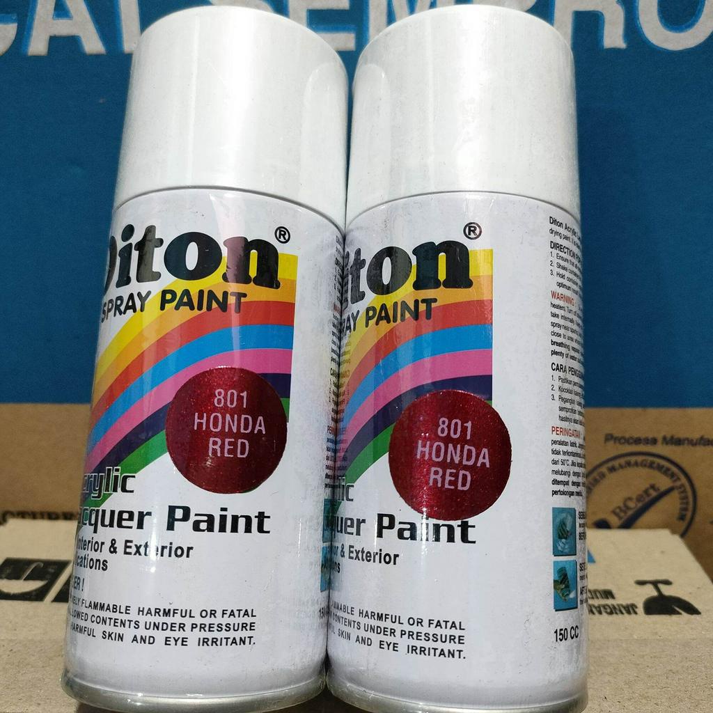 Jual cat semprot pilok pilox diton honda red 801 1500cc merah honda ...