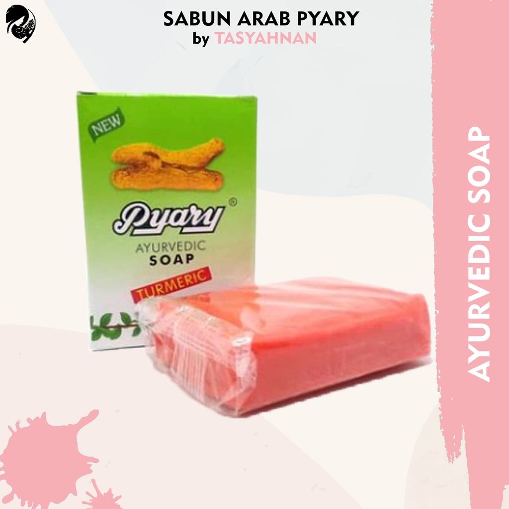 Sabun Arab Pyary BPOM ORIGINAL Sabun Herbal Tumeric Soap Pemutih
