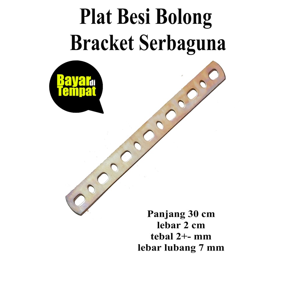 Jual Breket Besi Plat Bolong Serba Guna Shopee Indonesia 5486