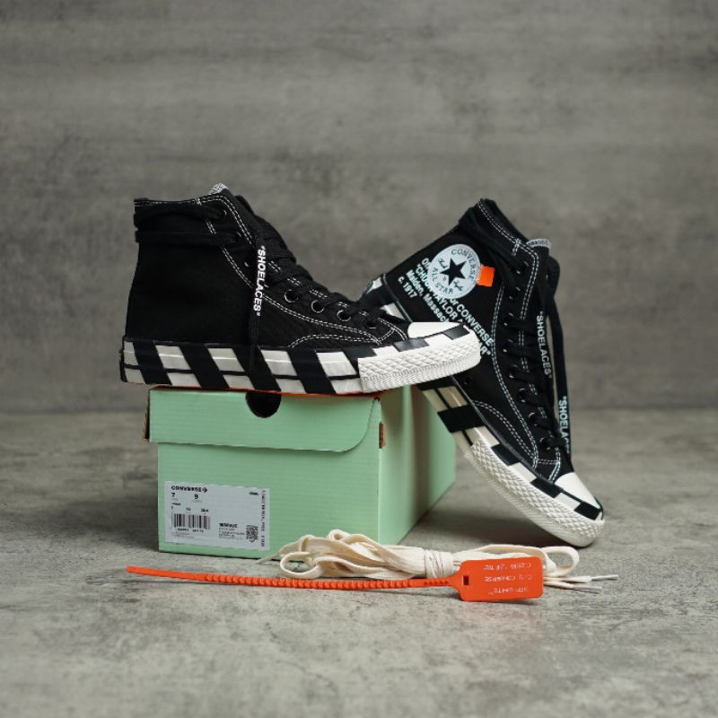 CONVERSE x OFF WHITE Ver.2 BLACK WHITE BNIB