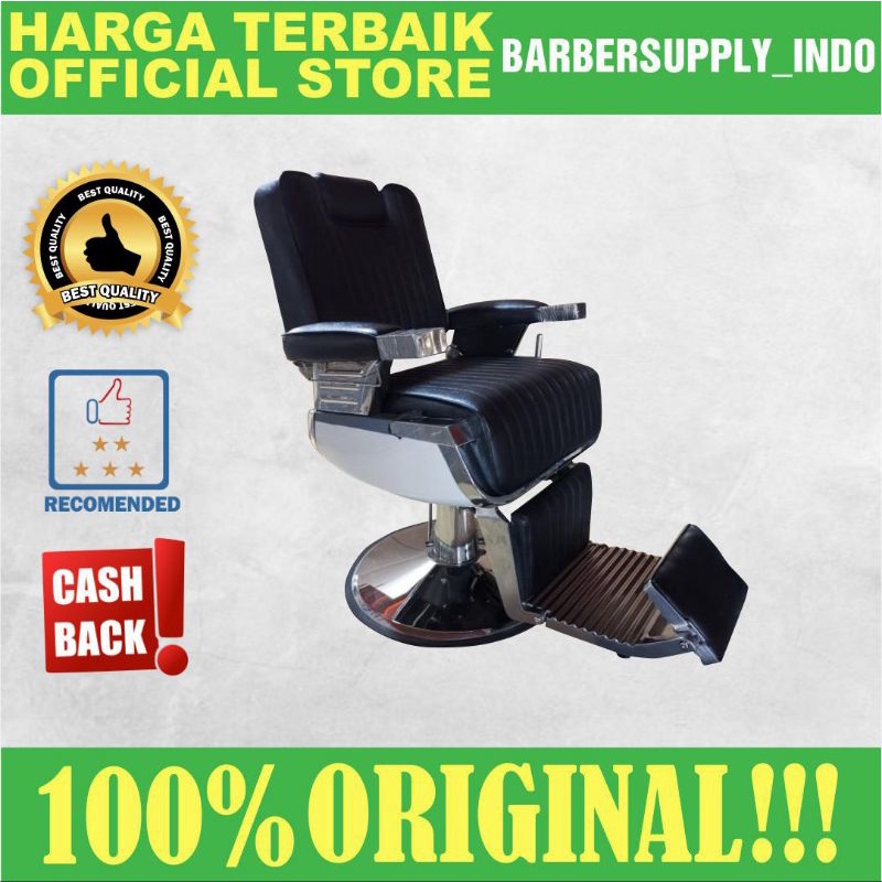 Jual Kursi Barber Shop Hidrolik Kursi Barber Hidrolik Tron 2009B | Shopee Indonesia