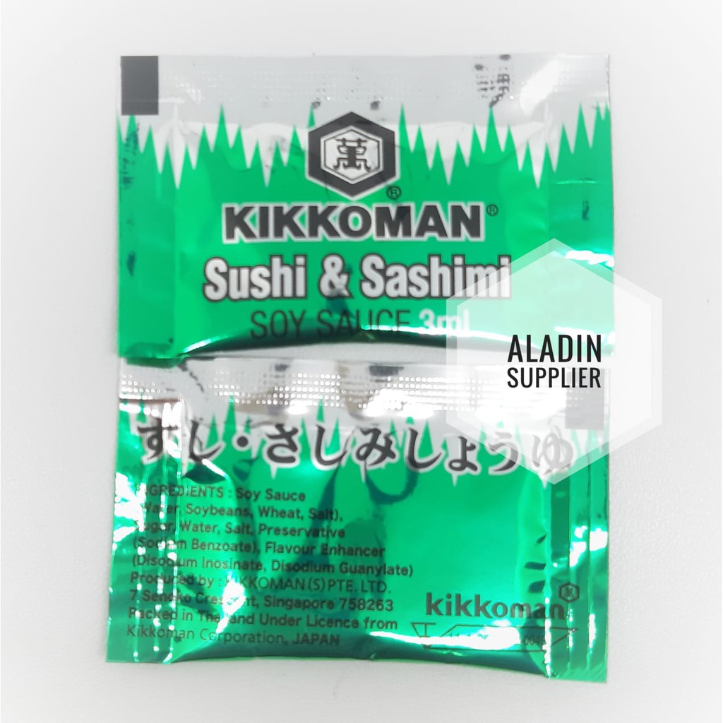 Jual Kikkoman Soy Sauce Sachet 3ml (1Pcs) Shopee Indonesia