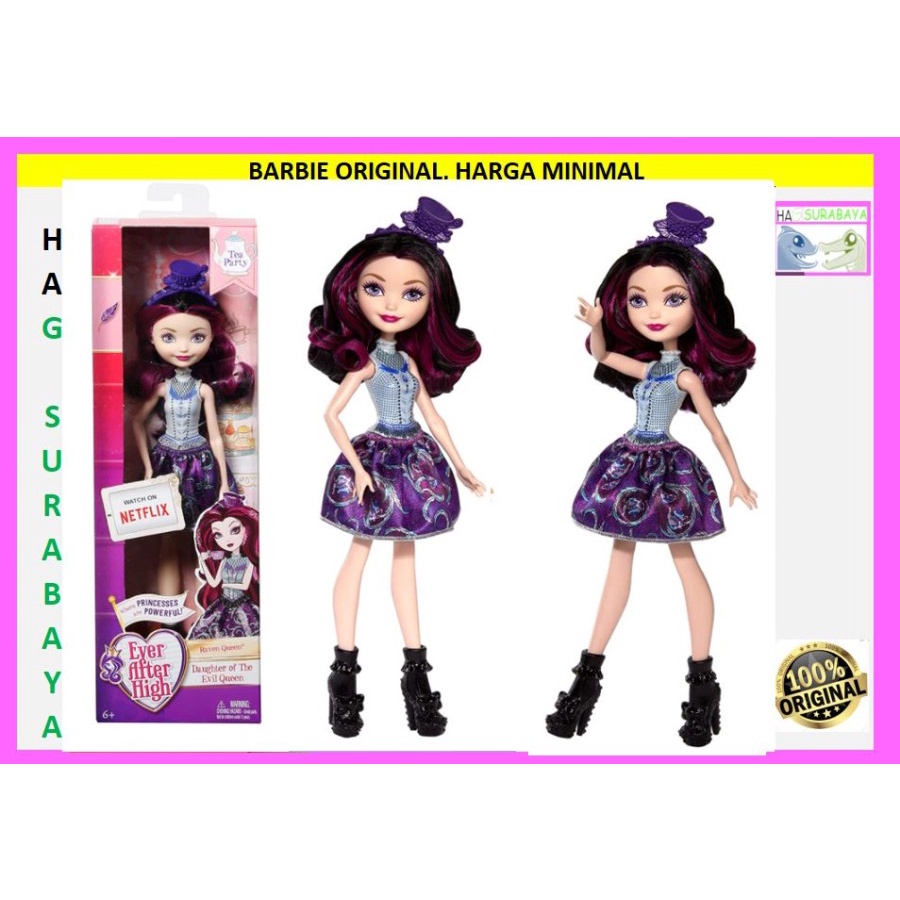 Jual barbie Ever After High Raven Queen Tea Party Doll | Shopee Indonesia
