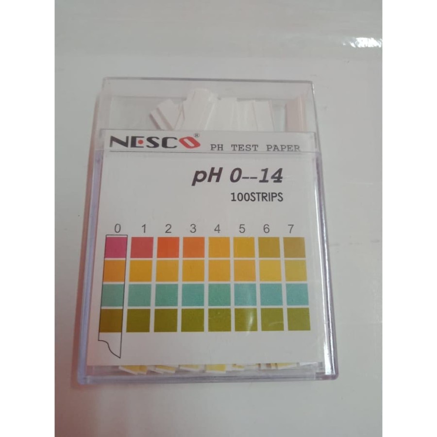 Jual PH Paper test Cek Kadar Asam Basa 0- 14 tes Kertas strip stik PH ...