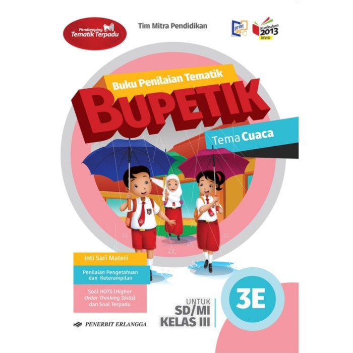 Jual Buku Bupetik Kelas 3 SD 3E 3F 3G 3H 3A 3B 3C 3D K13 Revisi ...