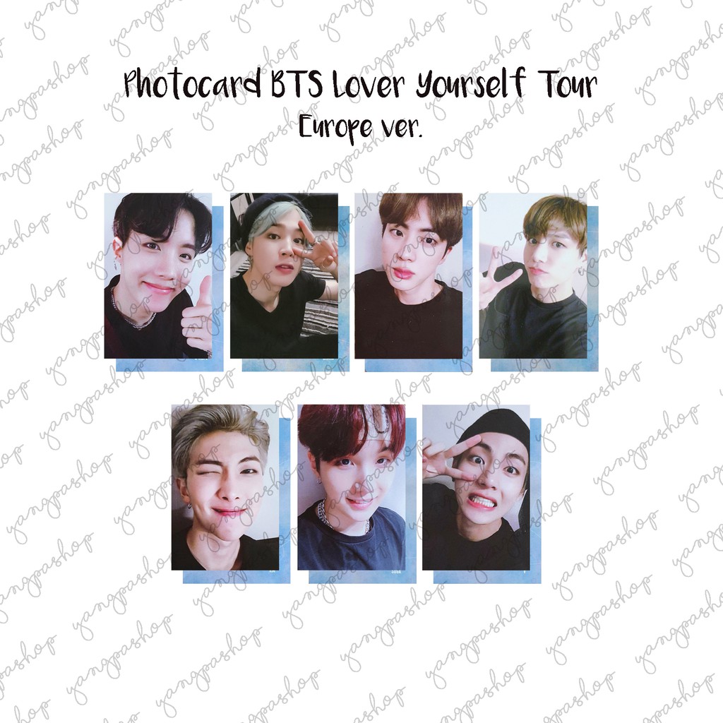 BTS Love Yourself Europe DVD Jungkook Photocard PO] BTS Love