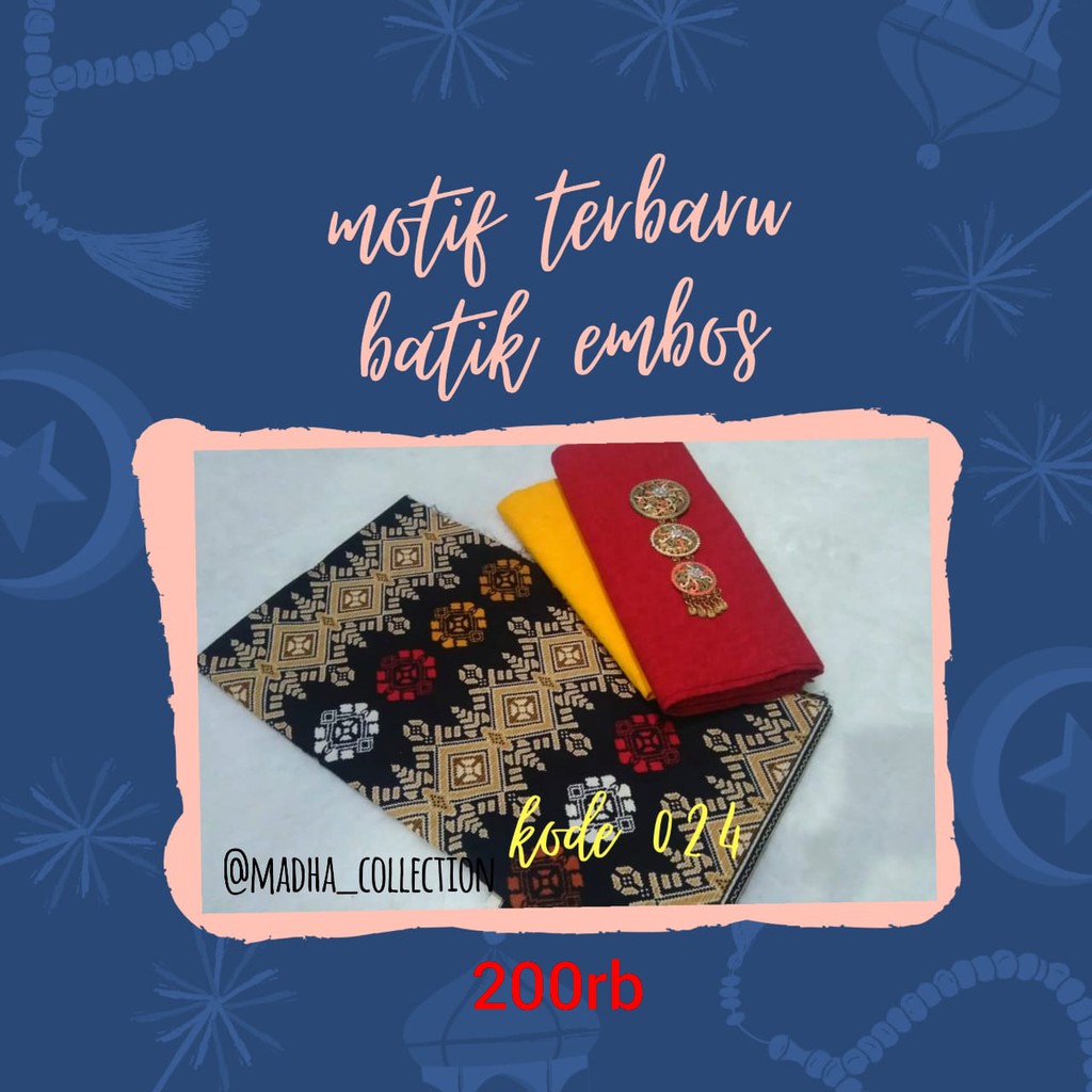Jual Set Embos dan Batik Kode 024 | Shopee Indonesia