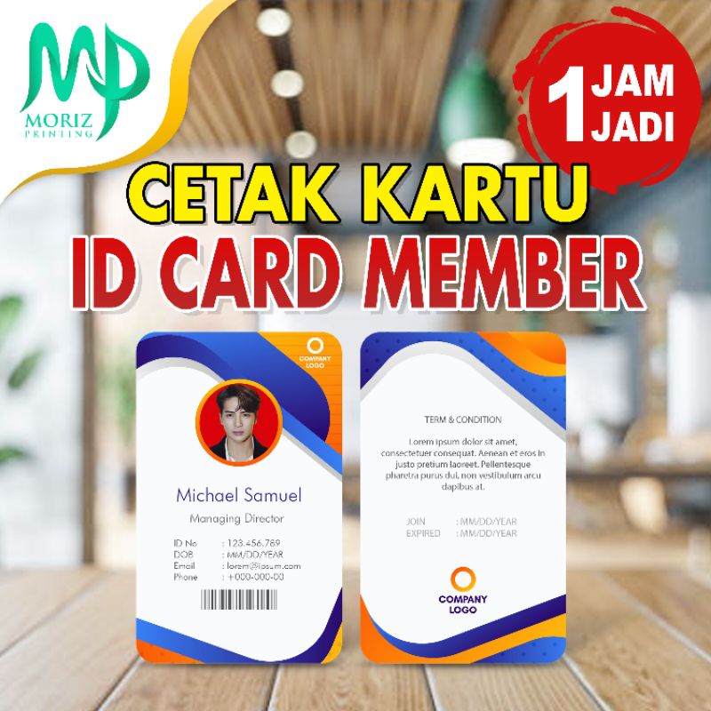 Jual Cetak Kartu Id Card Kartu Member Kartu Id Kartu Member Custom 2