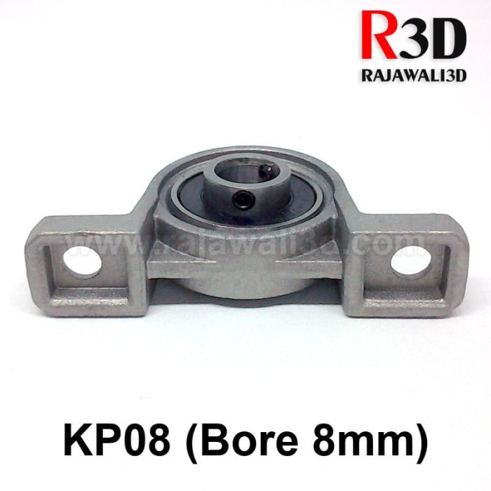Jual Bracket Bearing KP08 Pillow Block Bearing 8mm CNC Parts | Shopee ...