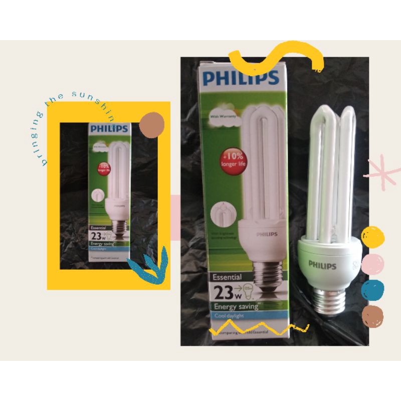 Jual Lampu Philips ESSENTIAL 23 Watt | Shopee Indonesia