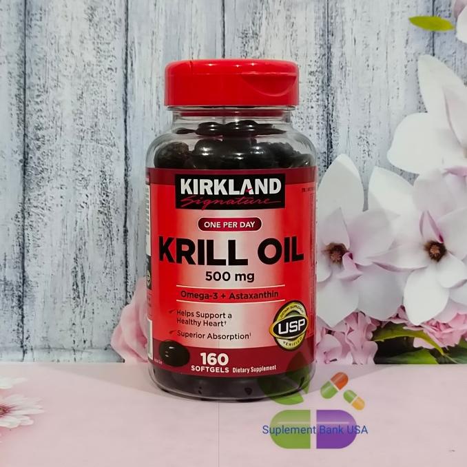 Jual Kirkland Krill Oil 500 Mg Shopee Indonesia