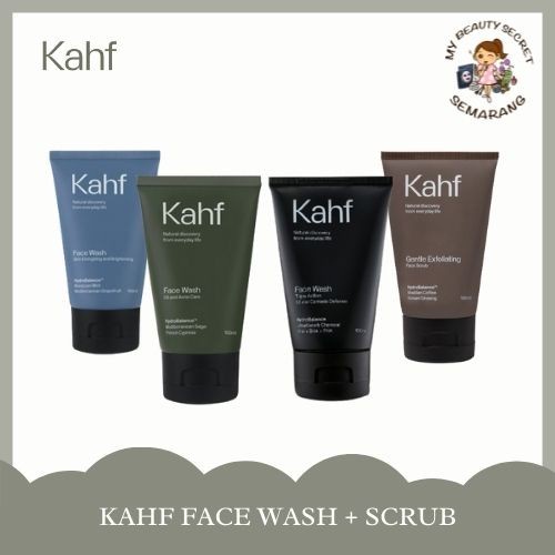Jual KAHF Face wash & Face Scrub Skin Energizing Brightening Oil
