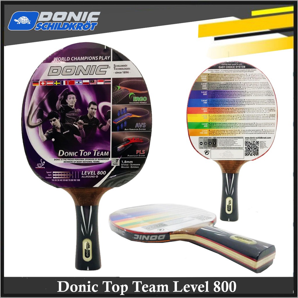 Jual Donic Schildkrot Top Team 800 Bet Ping Pong Tenis Meja Origina ...