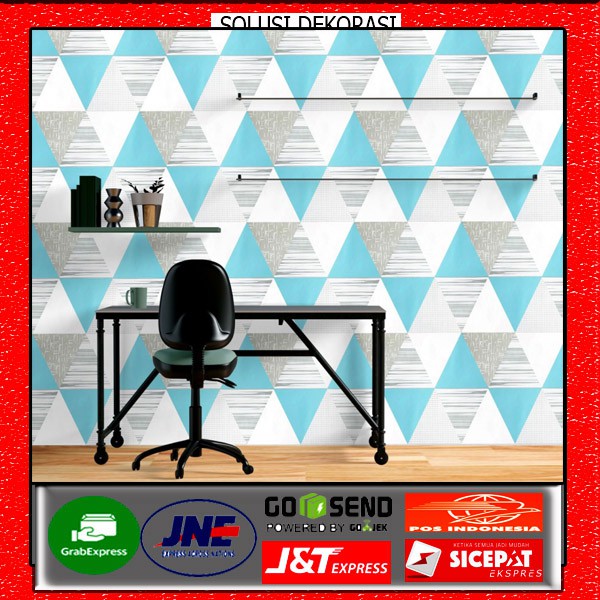 Jual Wallpaper Stiker Dinding M X Cm Bahan Pvc Anti Air Motif