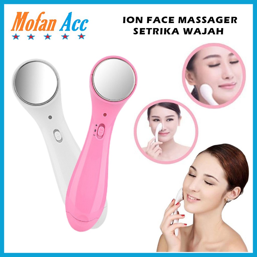 Jual Ion Face Massager Setrika Wajah Pemijat Muka Alat Pengencang Kulit