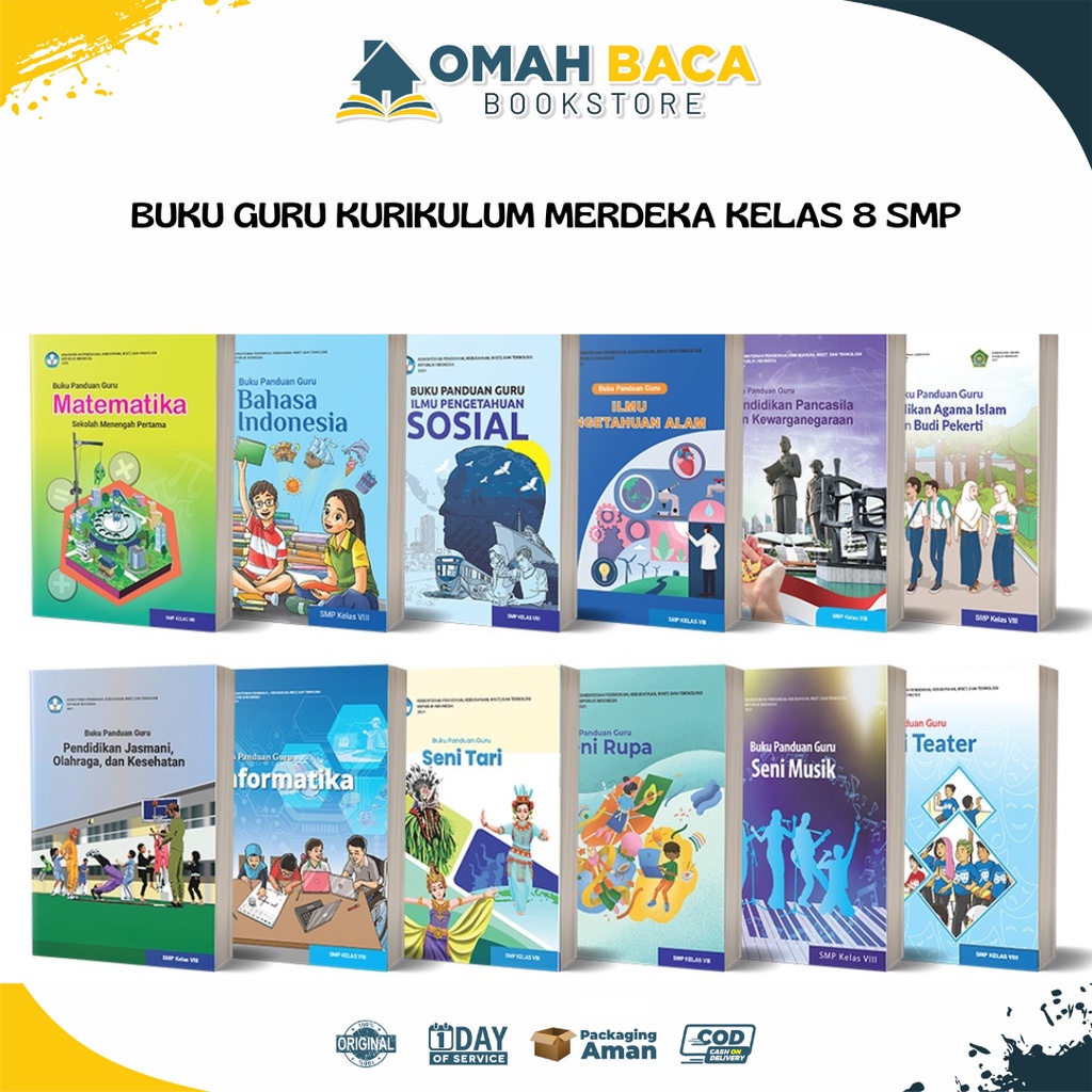 Jual Pegangan Guru Kelas 8 SMP Buku BSE Panduan Guru Kurikulum Merdeka ...