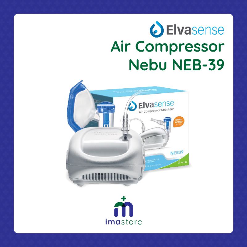Jual Nebulizer Elvasense NEB39 / Air Compressor / Alat Uap | Shopee ...