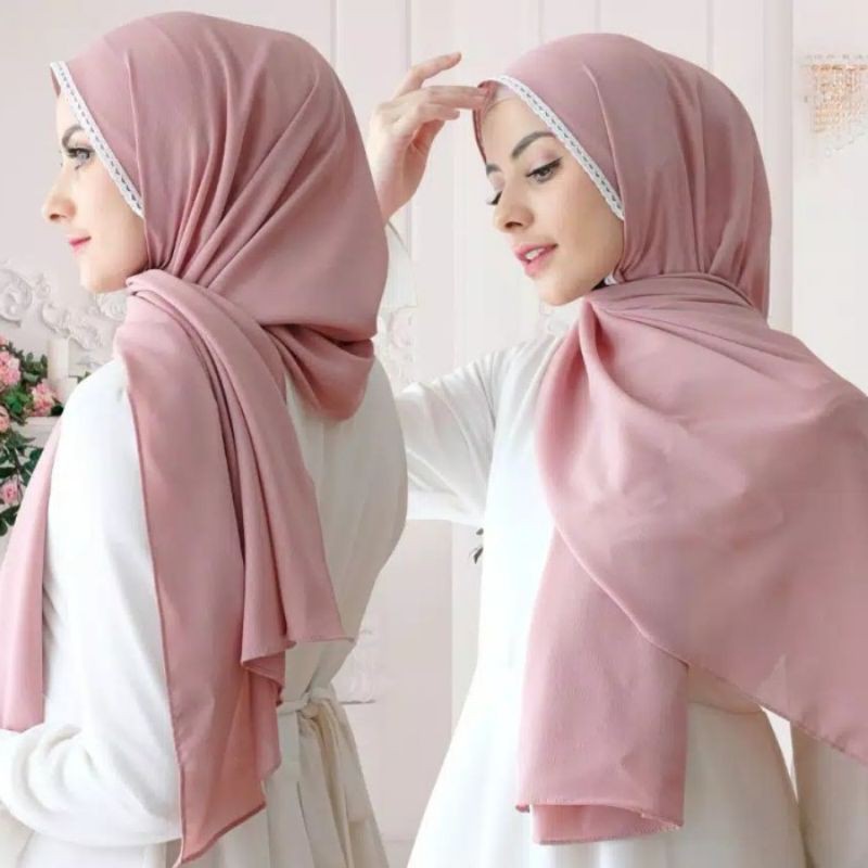 Jual Pasmina Renda Tali BABYDOLL ORI Premium | Shopee Indonesia