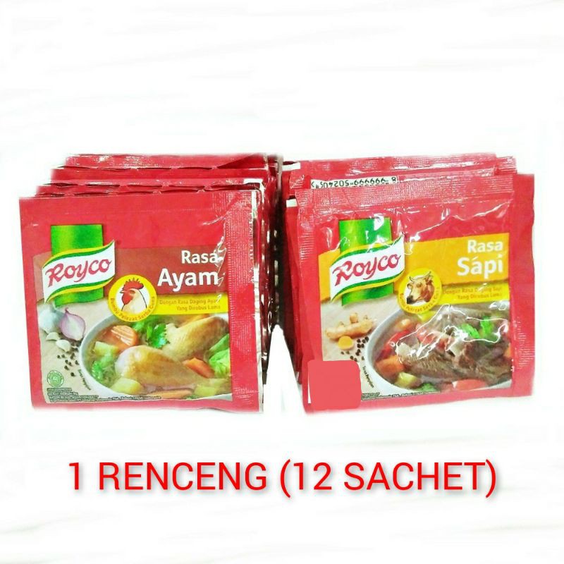 Jual Royko Ayam atau Sapi 8 gram x 12sachet | Shopee Indonesia
