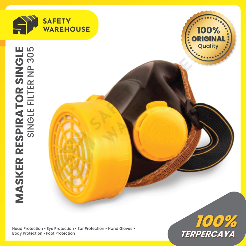Jual Masker Respirator Single Filter NP305 Anti Debu Asap Gosave ...