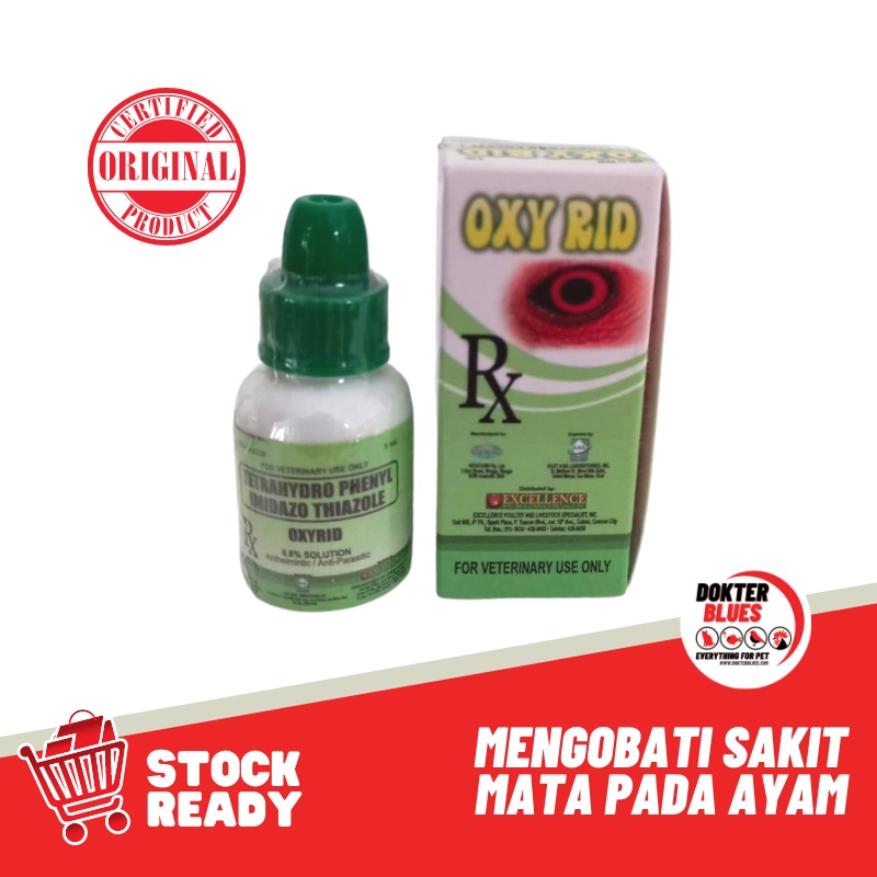 Jual Obat Ayam Oxy Rid Obat Mata Berbusa Cacing Mata Ayam Ml