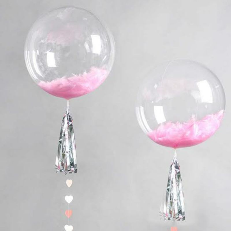 Jual BALON TRANSPARAN PVC UKURAN 18 INCH / 24 INCH / 36 INCH | Shopee ...
