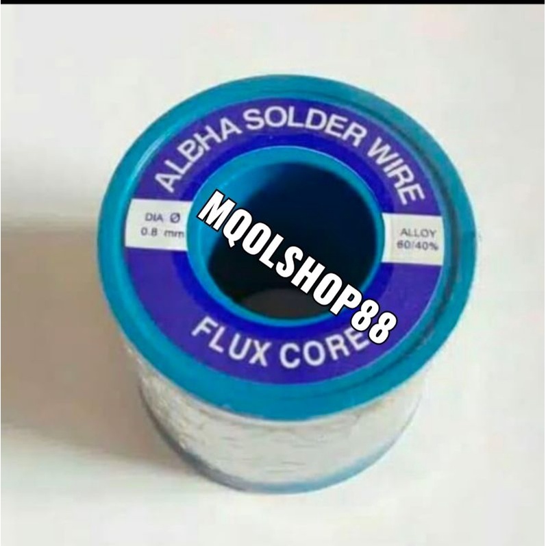 Jual TIMAH ALPHA / TIMAH ALFA 0.8mm solder wire 250gram | Shopee Indonesia