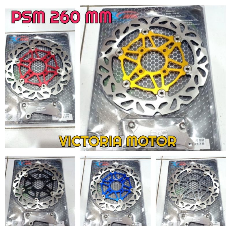Jual Disc Brake PSM Piringan cakram psm Ukuran 260mm Beat Scoopy vario ...