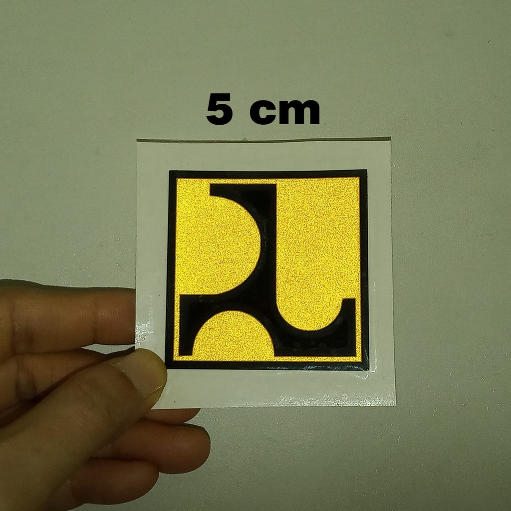 Jual Sticker Cutting Vinyl Reflektif Dinas PUPR 1 buah @ 5 x 5 cm ...