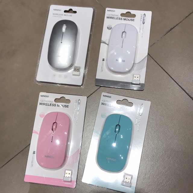 Jual Miniso | ultrathin wireless mouse | Shopee Indonesia