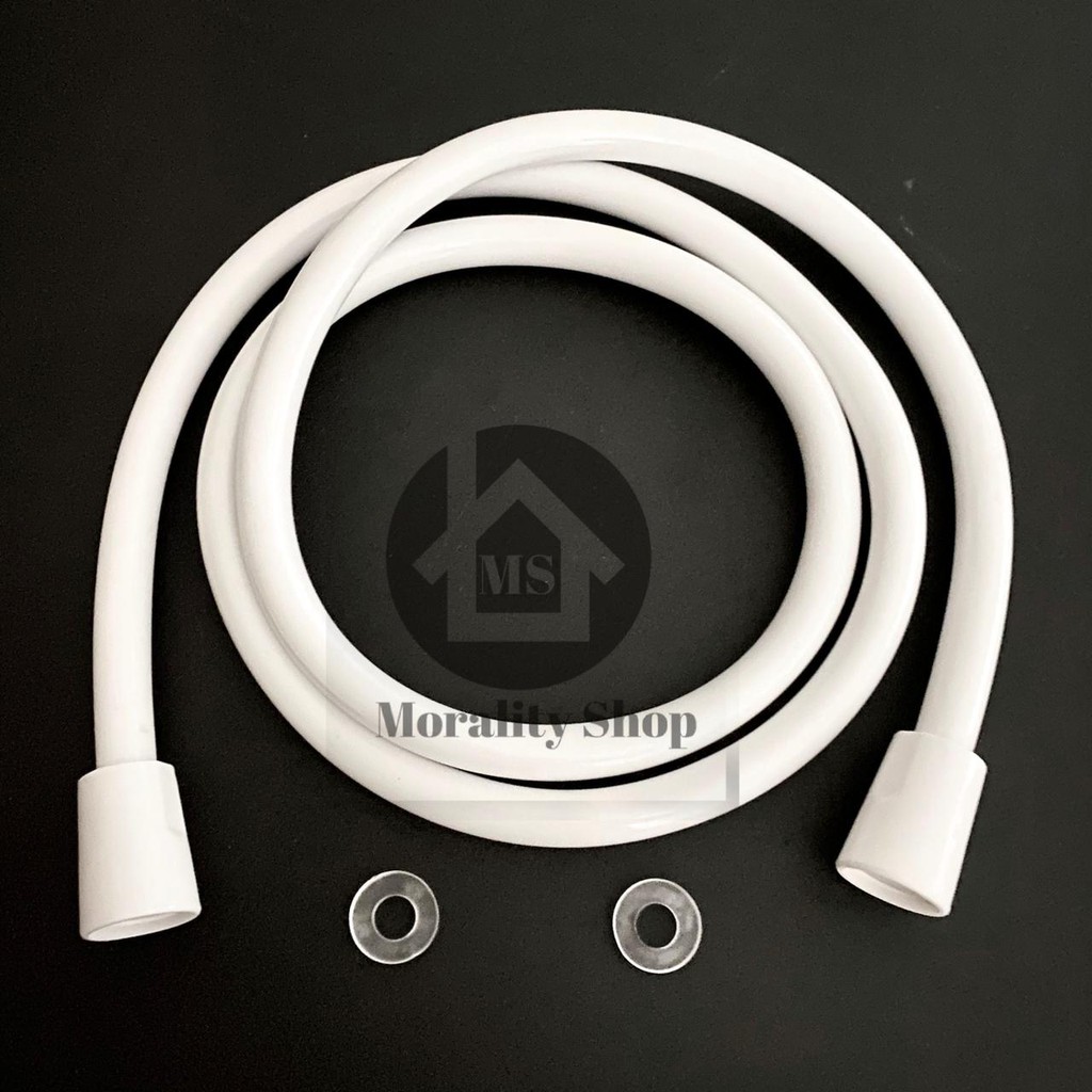 Jual selang shower plastik 150 cm selang shower mandi toilet 120 cm