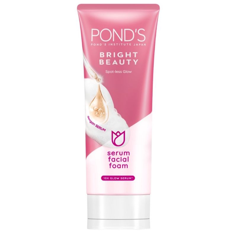 Jual Ponds Bright Beauty Spot-less Glow Serum Facial Foam 100 G ...