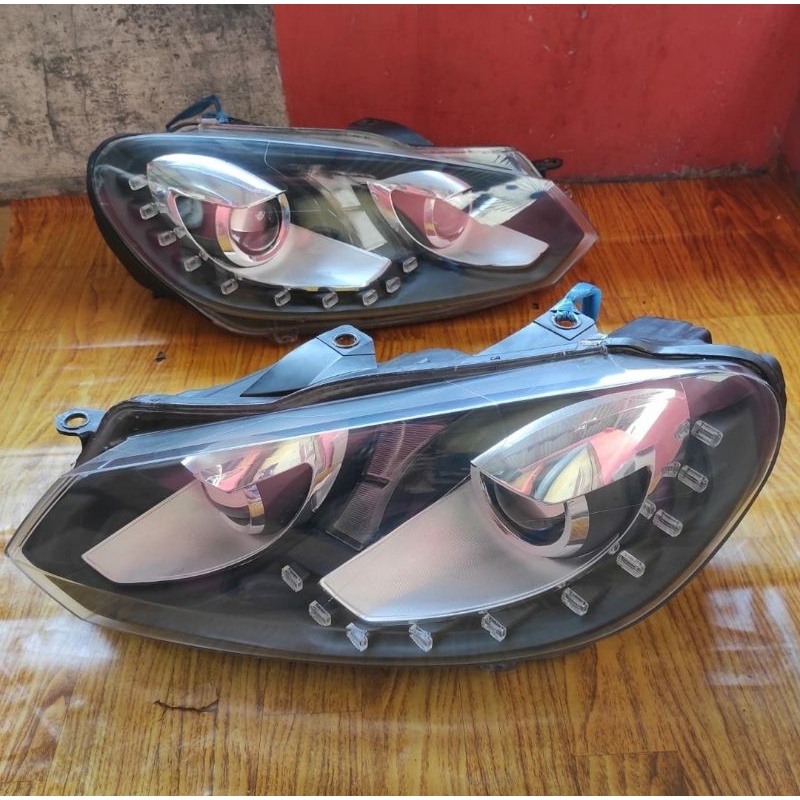 Jual headlamp lampu depan Vw vw golf gti mk6 Shopee Indonesia