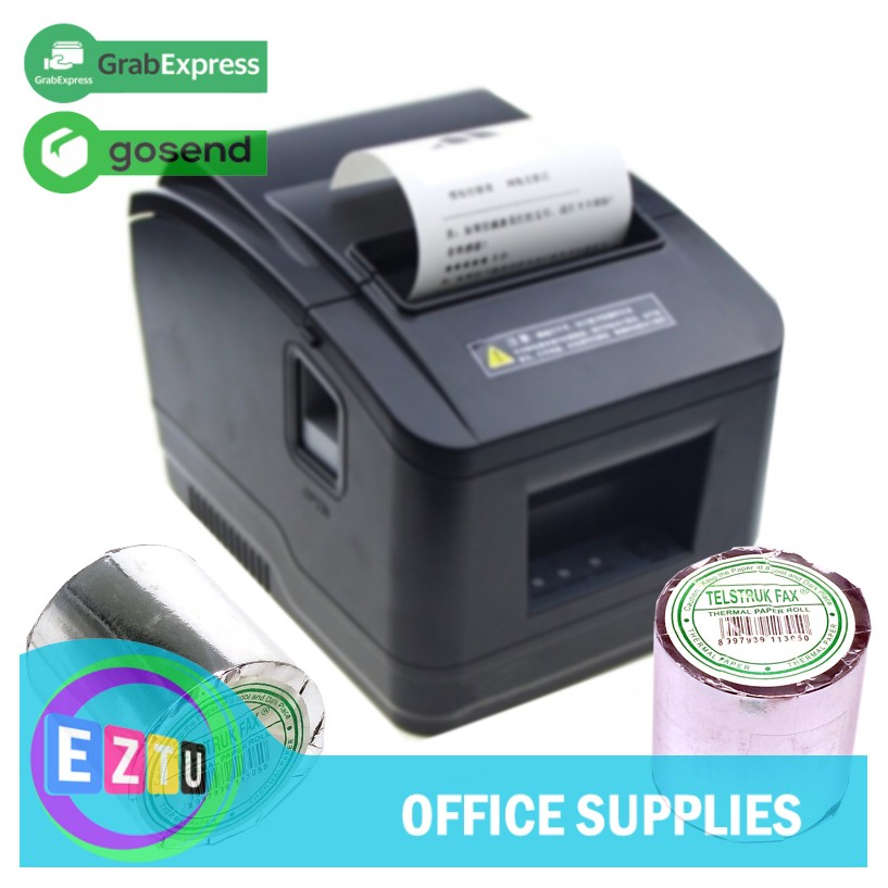 Jual Kertas Kasir Thermal X Telstruk Fax Thermal Paper Shopee