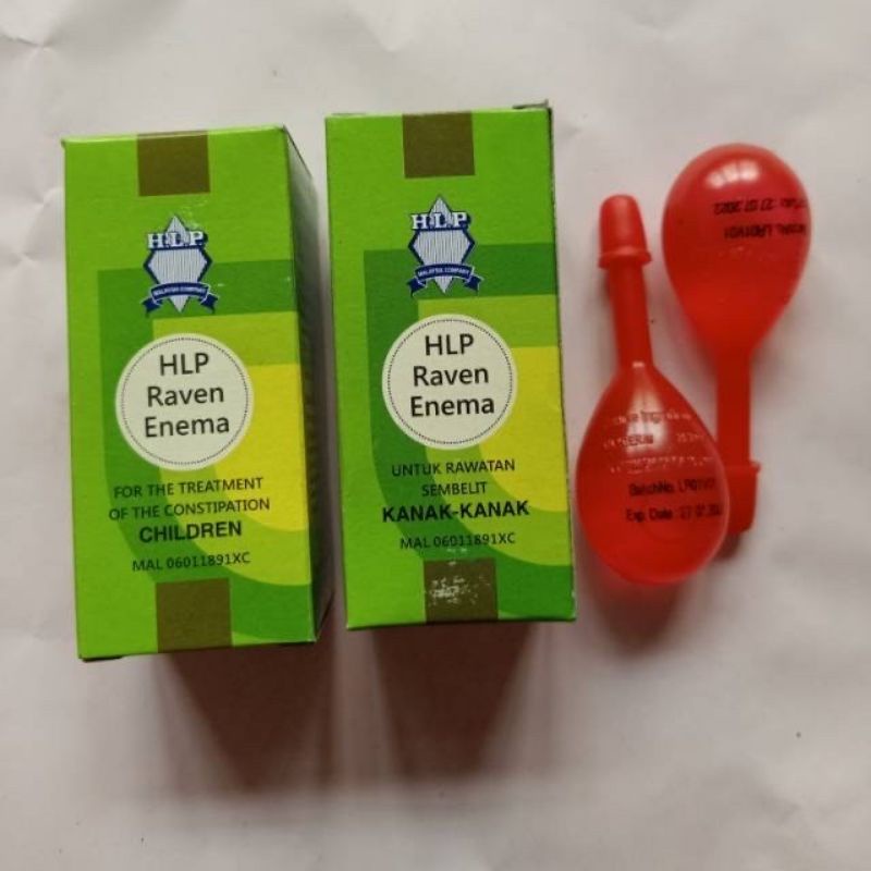 Jual Hlp Raven Enema Anak 10ml X 2pc Obat Untuk Mengatasi Sembelit