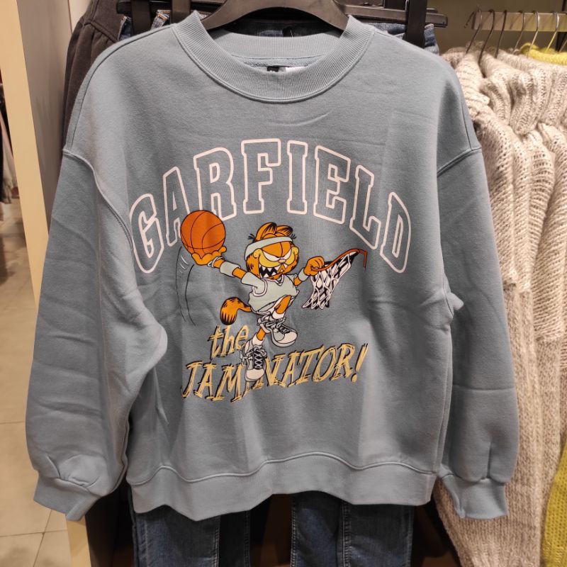 Garfield sweatshirt h&m sale