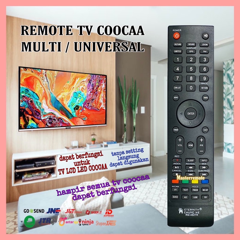 Jual REMOT REMOTE TV COOCAA LCD LED CH462TR | Shopee Indonesia