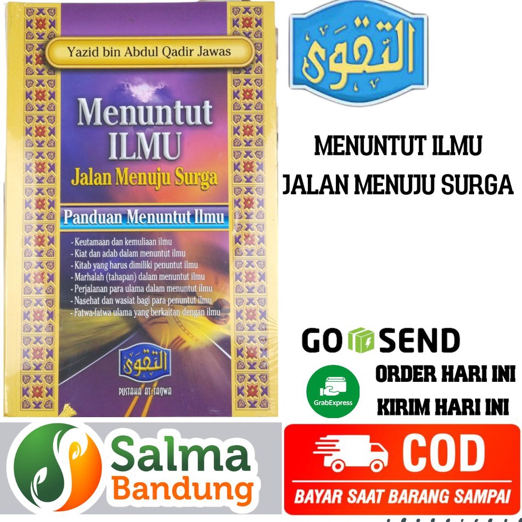 Jual Buku Menuntut Ilmu Jalan Menuju Surga - Yazid Bin Abdul Qadir ...