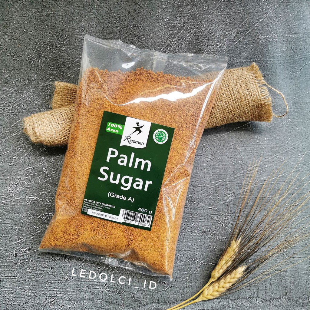 Jual PALM SUGAR GULA PALEM GULA AREN GRADE A 400 GRAM (100
