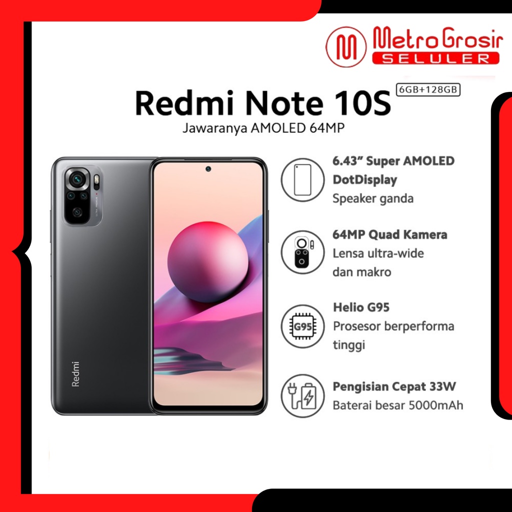 spesifikasi hp redmi note 10s ram 8 128