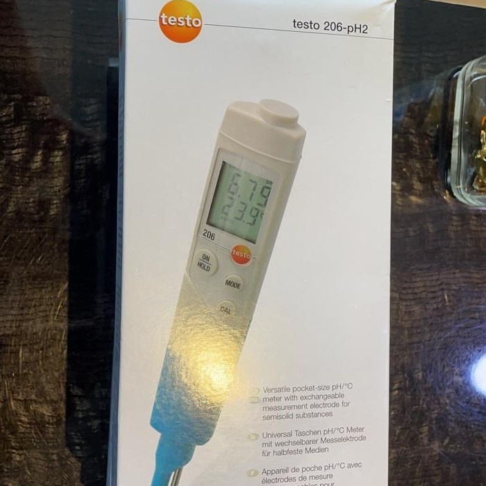 Jual Testo Ph Meter Ph2 Dough 206 Food Dough pH Meter Shopee Indonesia