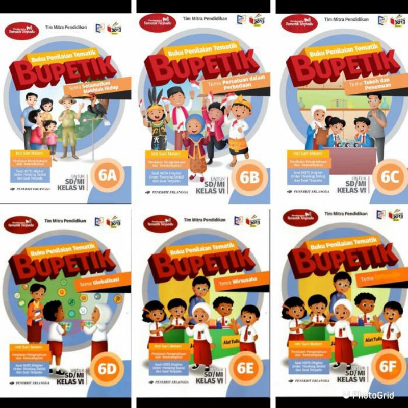 Jual BUPETIK Kelas 6 Jilid 6A 6B 6C 6D 6E 6F 6G 6H 6I SD/MI Penerbit ...