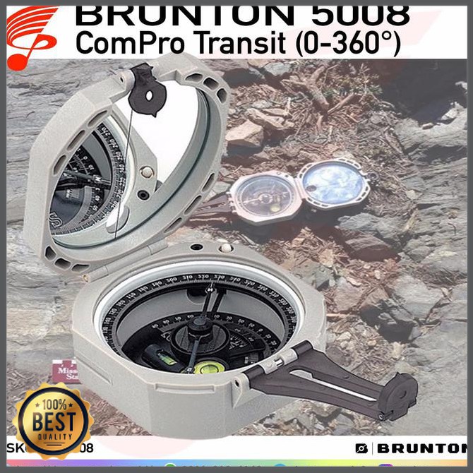 Jual Alat Brunton 5008 Compro Pocket Transit Compass Kompas Geologi