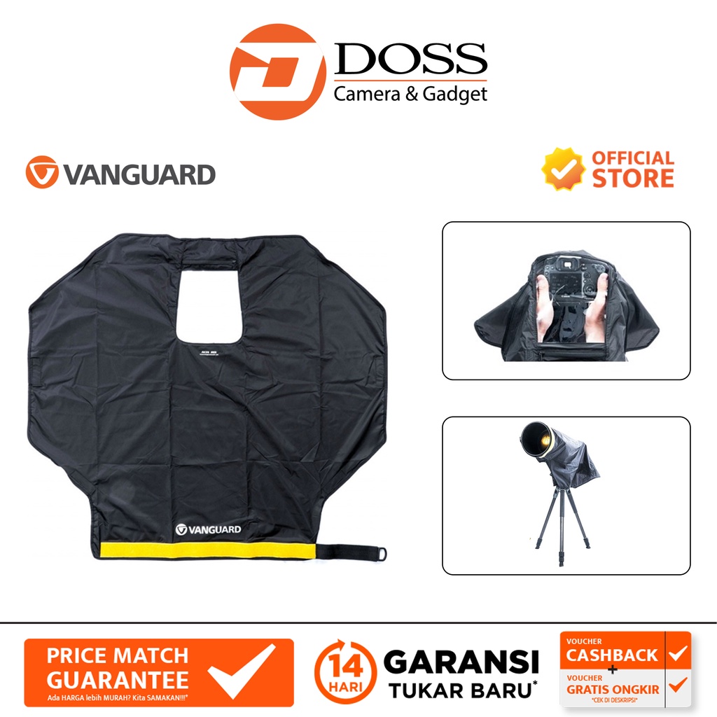 Vanguard Alta RCS Camera Rain Cover Small - DSLR Protection For 24-70mm Lenses